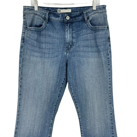 Levi’s Co. Jeans Women's Sz 16 M Blue Medium Wash Bootcut Mid Rise Stretch Denim - Picture 4 of 10